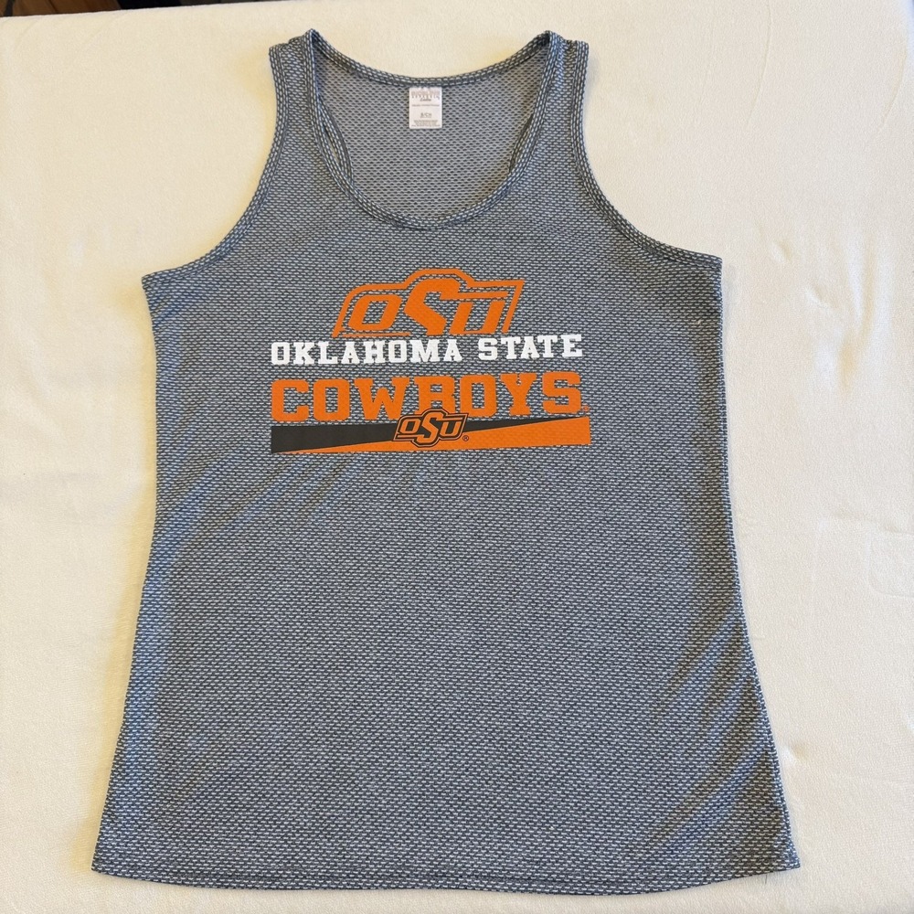 Sideline Apparel OSU Graphic Tank Top grey Women S Oklahoma Cowboys